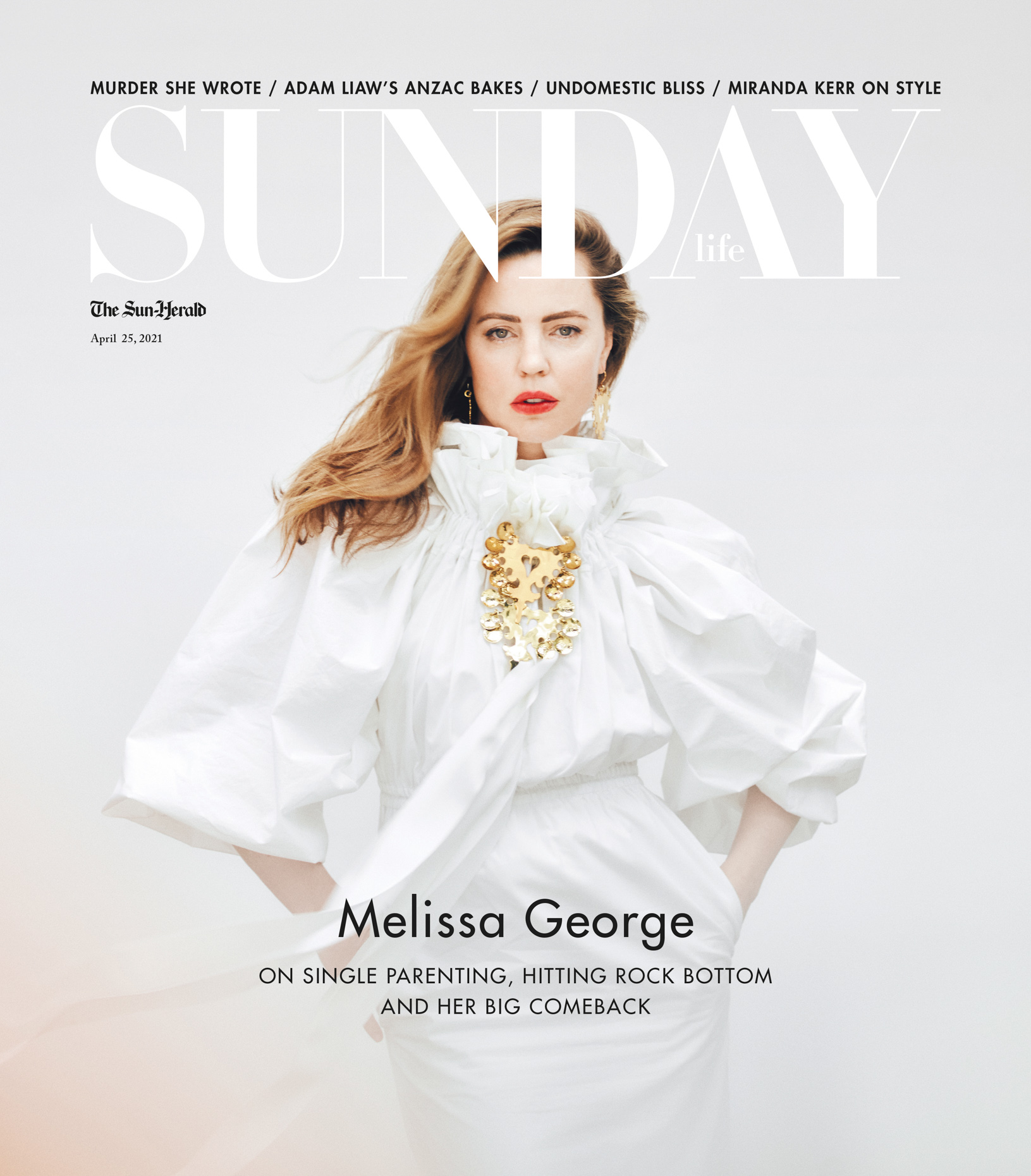 Cover of the Sunday Life with Melissa George